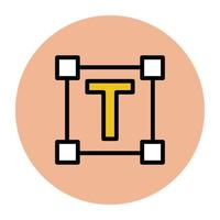 Trendy Text Rotate vector