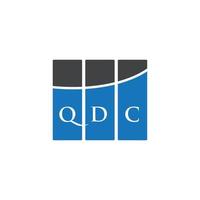 QDC letter design.QDC letter logo design on WHITE background. QDC creative initials letter logo concept. QDC letter design.QDC letter logo design on WHITE background. Q vector