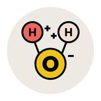 Trendy Chemical Formula vector