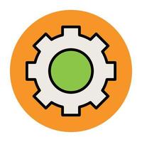 Trendy Cog Concepts vector