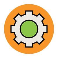 Trendy Cog Concepts vector