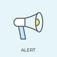 Trendy Megaphone Concepts vector