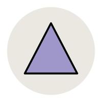 Trendy Triangle Concepts vector