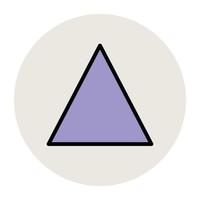 Trendy Triangle Concepts vector