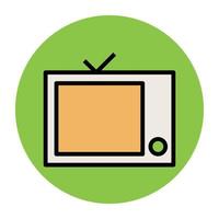 Trendy TV Concepts vector