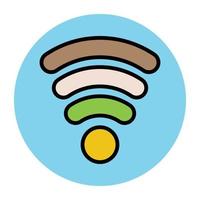 Trendy Wifi Concepts vector