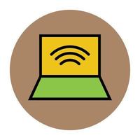 Trendy Wifi Concepts vector