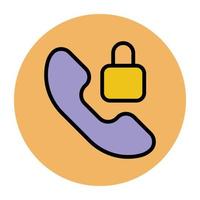 Secure Call Concepts vector