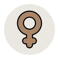 Trendy Gender Concepts vector