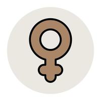 Trendy Gender Concepts vector