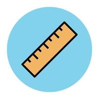 Trendy Ruler Concepts vector