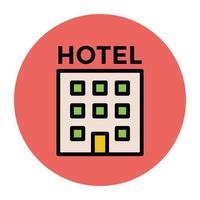 Trendy Hotel Concepts vector