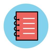 Trendy Diary Concepts vector
