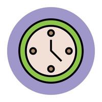 Trendy Clock Concepts vector