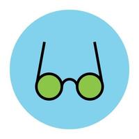 Trendy Eyeglasses Concepts vector