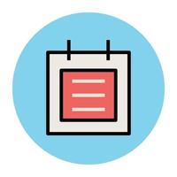 Trendy Notepad Concepts vector