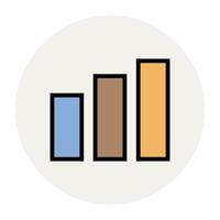 Bar Graph Conxepts vector