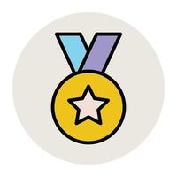 Trendy Medal Concepts vector