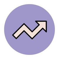 Trendy Growth Concepts vector