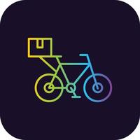 Bicycle Gradient Icon vector