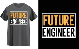 Engineer t shirt design vector