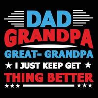 Grandpa t shirt design vector