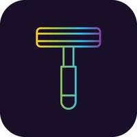 Razor Gradient Icon vector