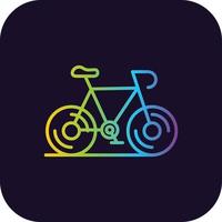 Bicycle Gradient Icon vector