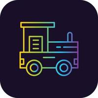 Train Gradient Icon vector