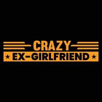 Girlfriend t shirt design vector