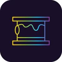 Smore Gradient Icon vector