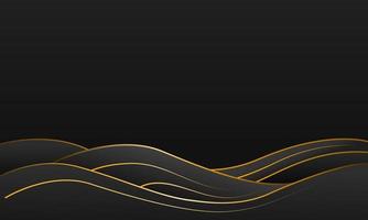 Modern Luxury wave premium template background vector