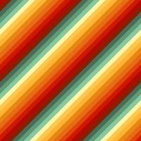 Seamless retro colorful diagonal pattern background vector