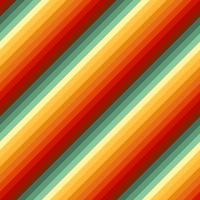 Seamless retro colorful diagonal pattern background vector