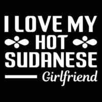 Girlfriend t shirt design vector