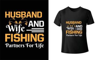 Fishing t shirt design vector