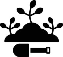 Gardening Glyph Icon vector