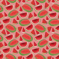 Watermelon pattern. Seamless pattern texture design. vector