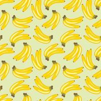 Seamless vector pattern of yellow bananas. Yellow fruit. Seamless pattern texture design.