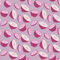 Red Onion Seamless Pattern Background Vector Design. Seamless pattern texture design.