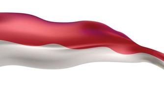 red white vector flag,indonesia flag