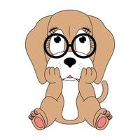 cute dog animal cartoon graphic