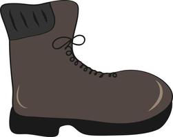 Mens boot and shoe vector