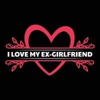 Girlfriend t shirt design vector