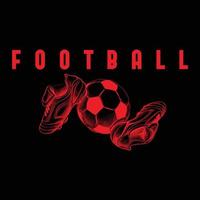 Football t shirt design vector