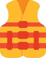 Life Jacket Flat Icon vector