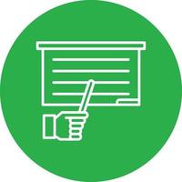 Teach Line Circle Multicolor vector