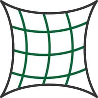 Net Line Two Color vector