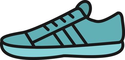 Sneakers Line Filled vector