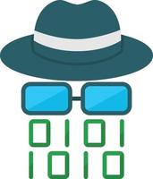 Spyware Flat Icon vector